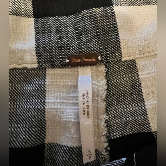 Free People Clear Skies Pant - Checkered Pattern - Picture 7 of 7